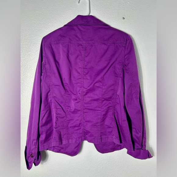 Escada Sport - Blazer, made in Italy. Purple, size 42/ US 10. - Picture 5 of 8